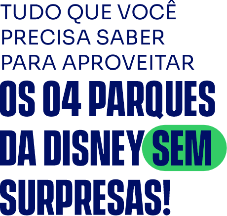 Tudo que você precisa saber para aproveitar os 4 parques da Disney sem surpresas!